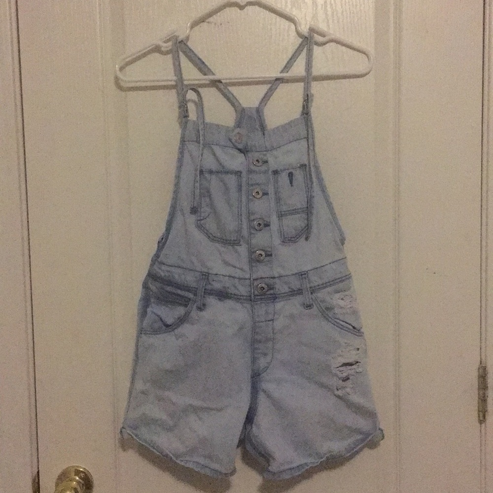 Denim overalls
